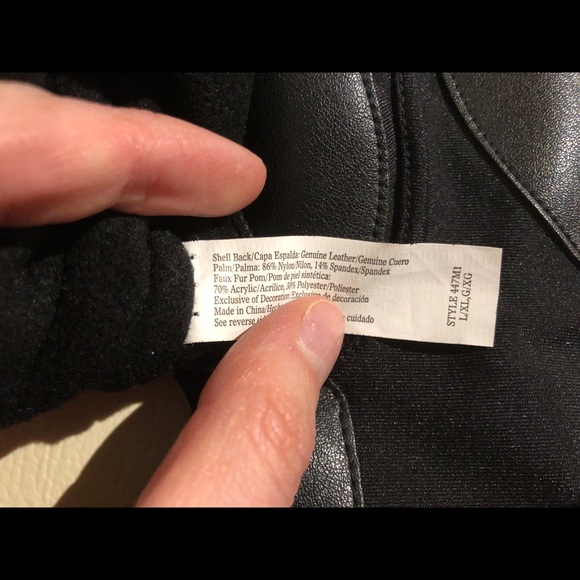 SOLD Leather Gloves - Picture 6 of 9